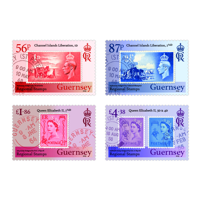 Set of 4 Stamps